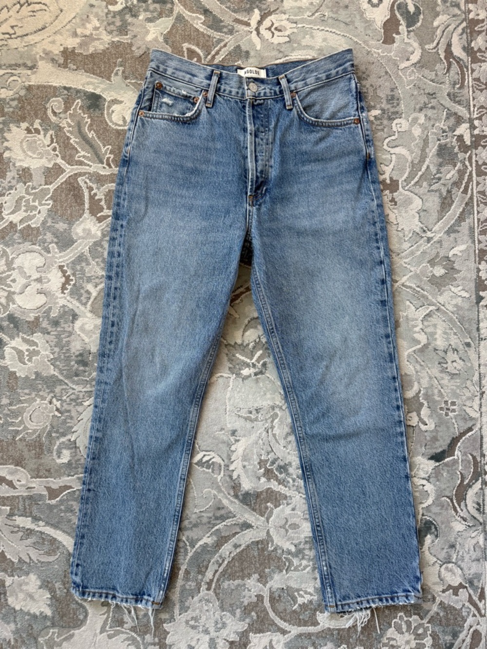 Agolde Riley High Rise Jeans - Picture 5 of 12